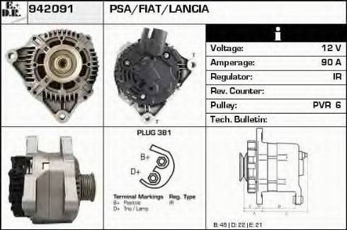 EDR 942091 - Alternator furqanavto.az