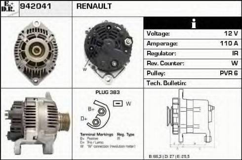 EDR 942041 - Alternator furqanavto.az