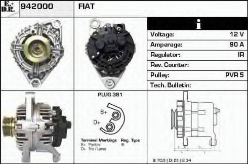 EDR 942000 - Alternator furqanavto.az