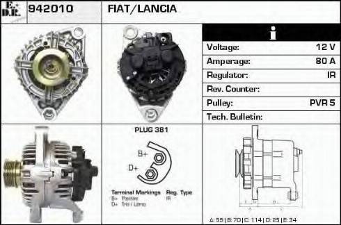 EDR 942010 - Alternator furqanavto.az