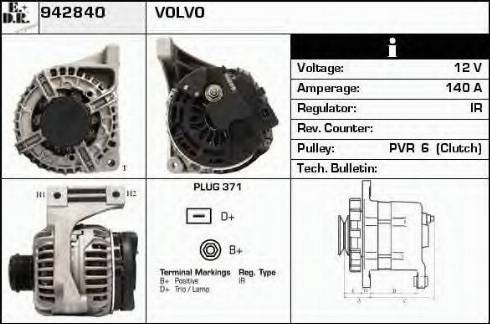 EDR 942840 - Alternator furqanavto.az