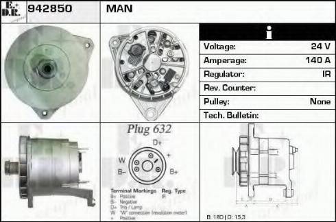 EDR 942850 - Alternator furqanavto.az