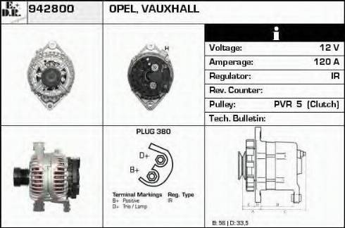 EDR 942800 - Alternator furqanavto.az