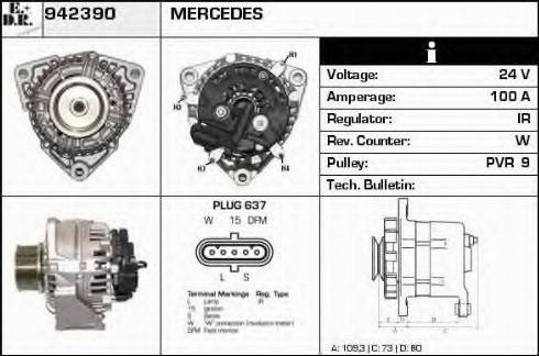 EDR 942390 - Alternator furqanavto.az