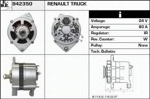 EDR 942350 - Alternator furqanavto.az