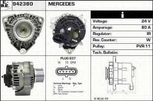 EDR 942380 - Alternator furqanavto.az