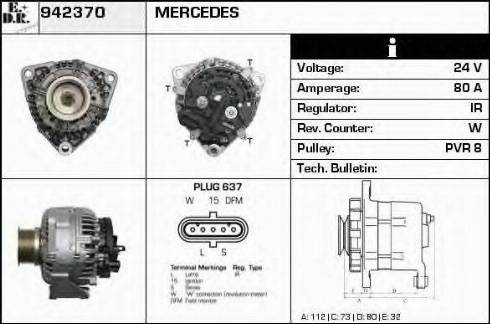 EDR 942370 - Alternator furqanavto.az