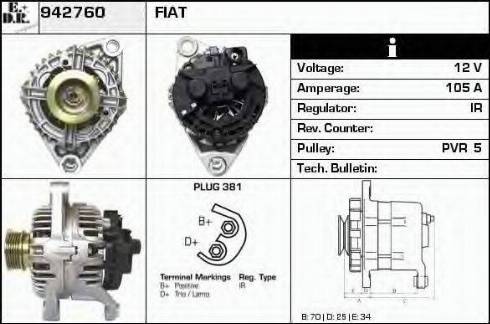 EDR 942760 - Alternator furqanavto.az