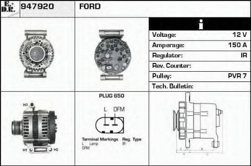 EDR 947920 - Alternator furqanavto.az