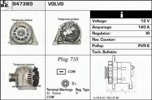 EDR 947380 - Alternator furqanavto.az