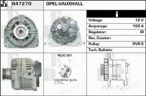 EDR 947270 - Alternator furqanavto.az