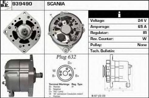 EDR 939490 - Alternator furqanavto.az