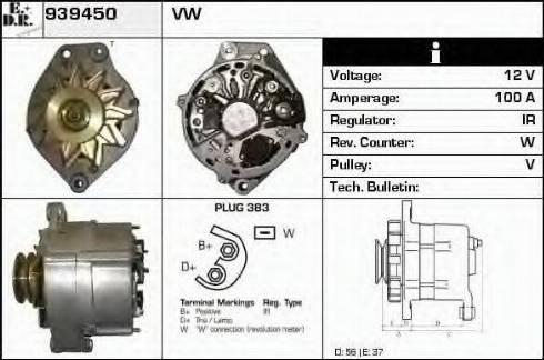 EDR 939450 - Alternator furqanavto.az