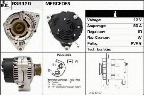 EDR 939420 - Alternator furqanavto.az