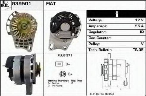 EDR 939501 - Alternator furqanavto.az