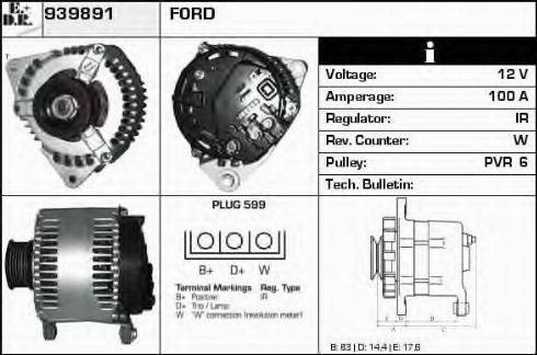 EDR 939891 - Alternator furqanavto.az