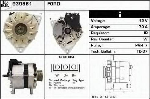 EDR 939881 - Alternator furqanavto.az