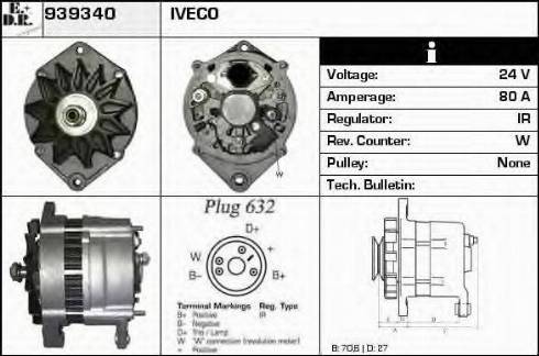 EDR 939340 - Alternator furqanavto.az