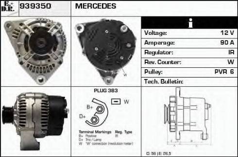 EDR 939350 - Alternator furqanavto.az