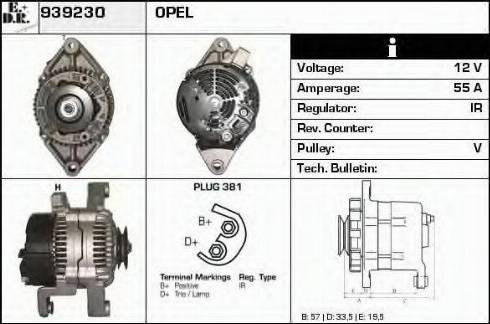 EDR 939230 - Alternator furqanavto.az