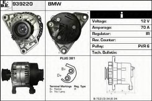 EDR 939220 - Alternator furqanavto.az