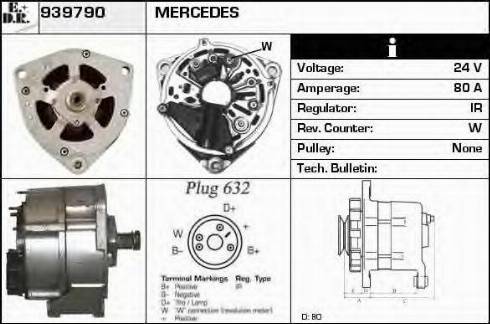 EDR 939790 - Alternator furqanavto.az