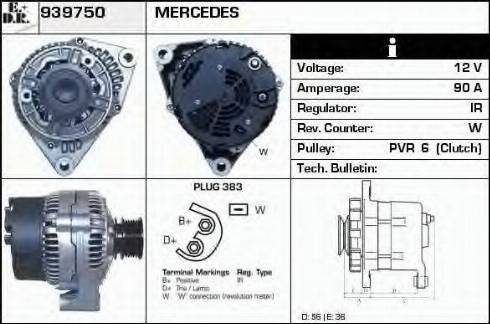 EDR 939750 - Alternator furqanavto.az