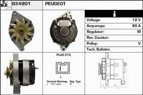 EDR 934901 - Alternator furqanavto.az