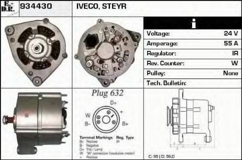 EDR 934430 - Alternator furqanavto.az