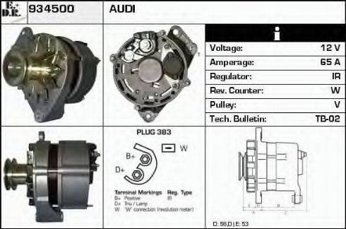 EDR 934500 - Alternator furqanavto.az