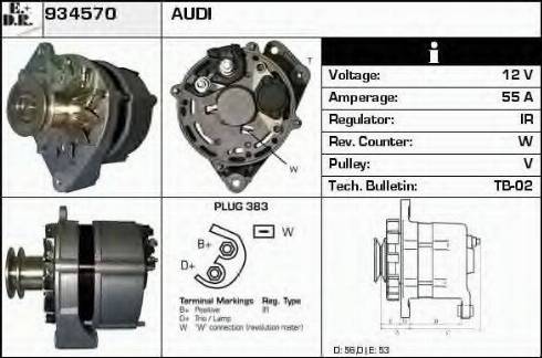 EDR 934570 - Alternator furqanavto.az