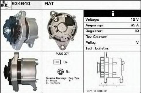 EDR 934640 - Alternator furqanavto.az