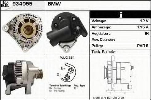 EDR 934055 - Alternator furqanavto.az