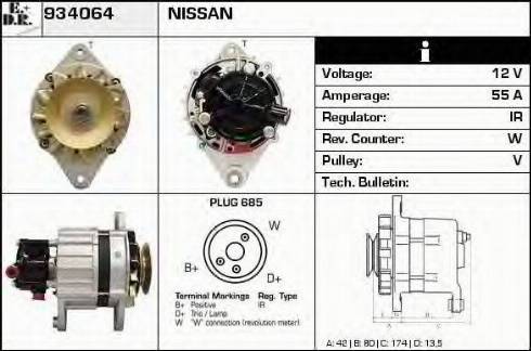 EDR 934064 - Alternator furqanavto.az