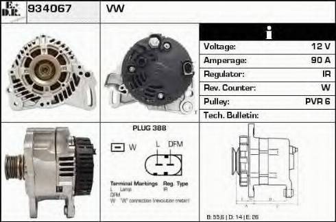 EDR 934067 - Alternator furqanavto.az