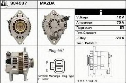 EDR 934087 - Alternator furqanavto.az