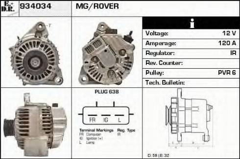 EDR 934034 - Alternator furqanavto.az