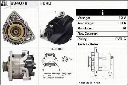 EDR 934078 - Alternator furqanavto.az