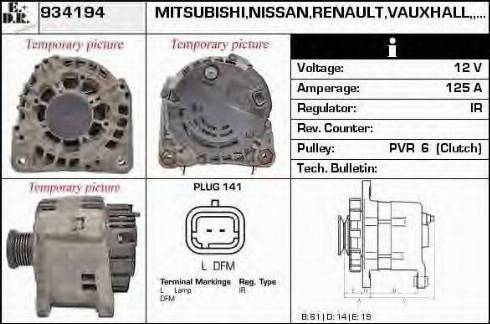 EDR 934194 - Alternator furqanavto.az