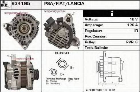 EDR 934195 - Alternator furqanavto.az