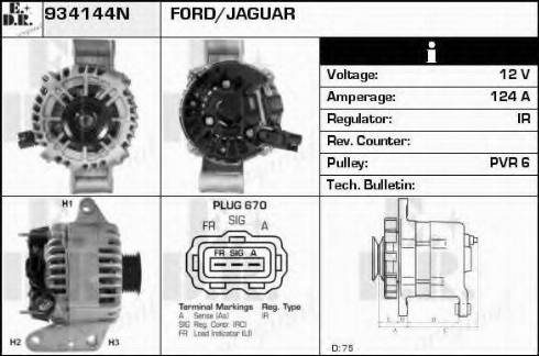 EDR 934144N - Alternator furqanavto.az