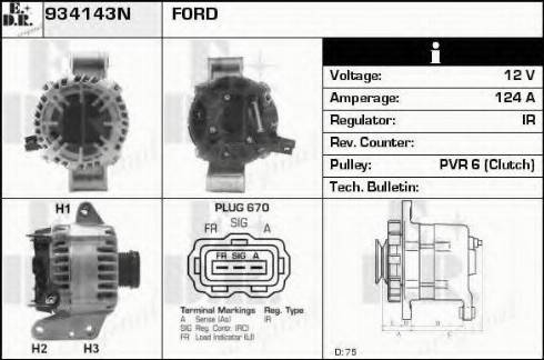 EDR 934143N - Alternator furqanavto.az