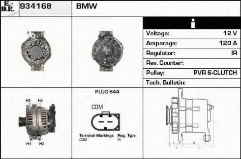 EDR 934168 - Alternator furqanavto.az