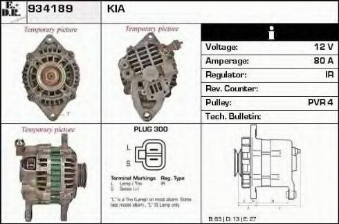 EDR 934189 - Alternator furqanavto.az