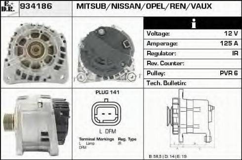 EDR 934186 - Alternator furqanavto.az