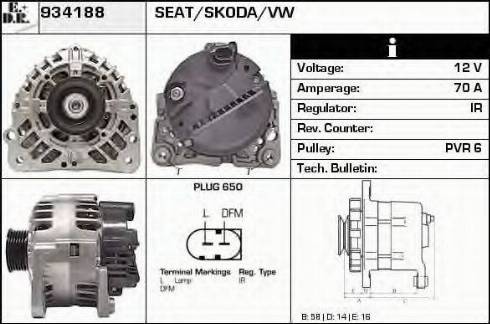 EDR 934188 - Alternator furqanavto.az