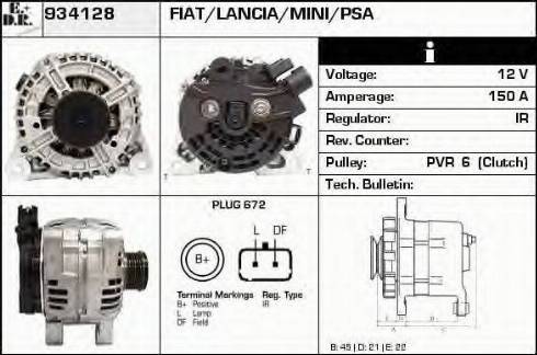 EDR 934128 - Alternator furqanavto.az