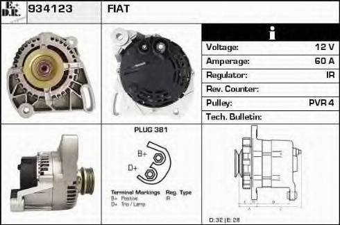 EDR 934123 - Alternator furqanavto.az