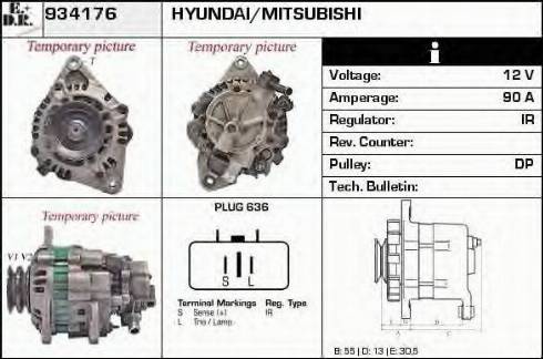 EDR 934176 - Alternator furqanavto.az