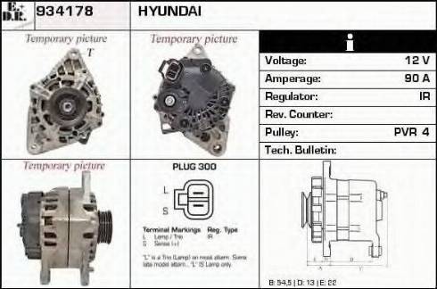 EDR 934178 - Alternator furqanavto.az